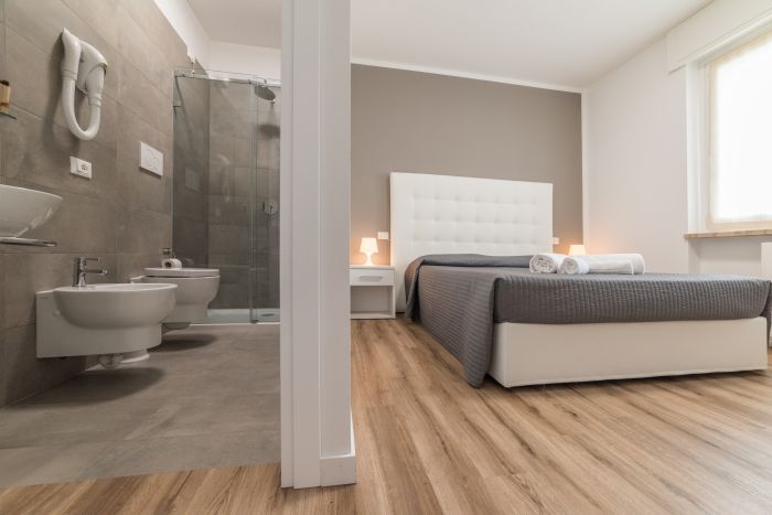 Letto e bagno